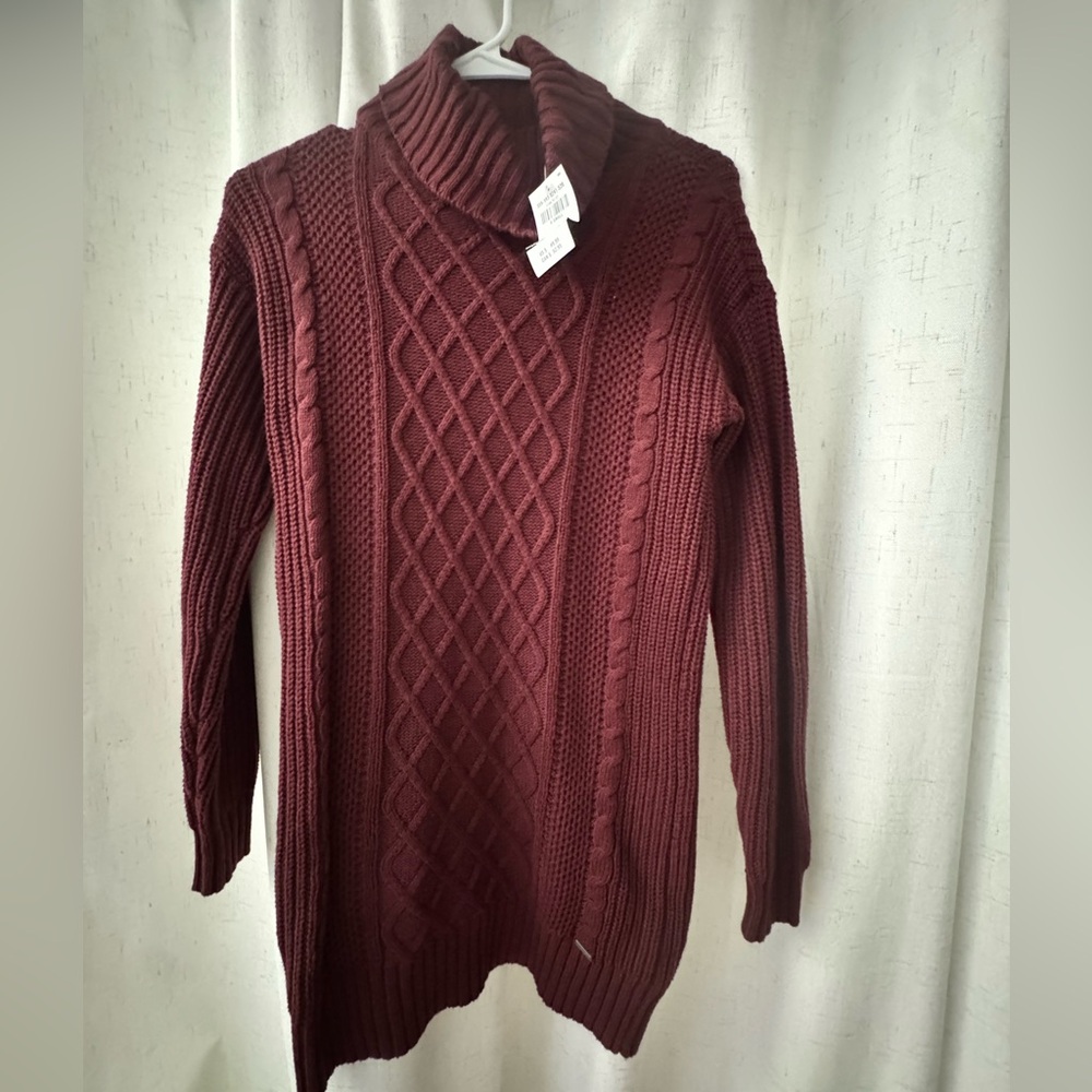 Sweater dress Knit Turtleneck